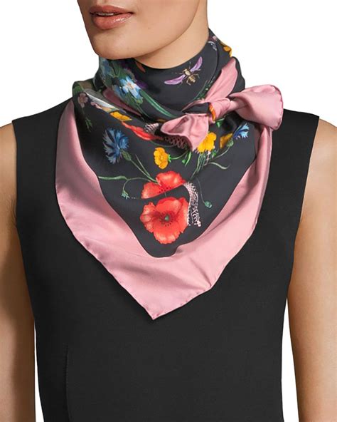 gucci floral print blouse|gucci flower print scarf.